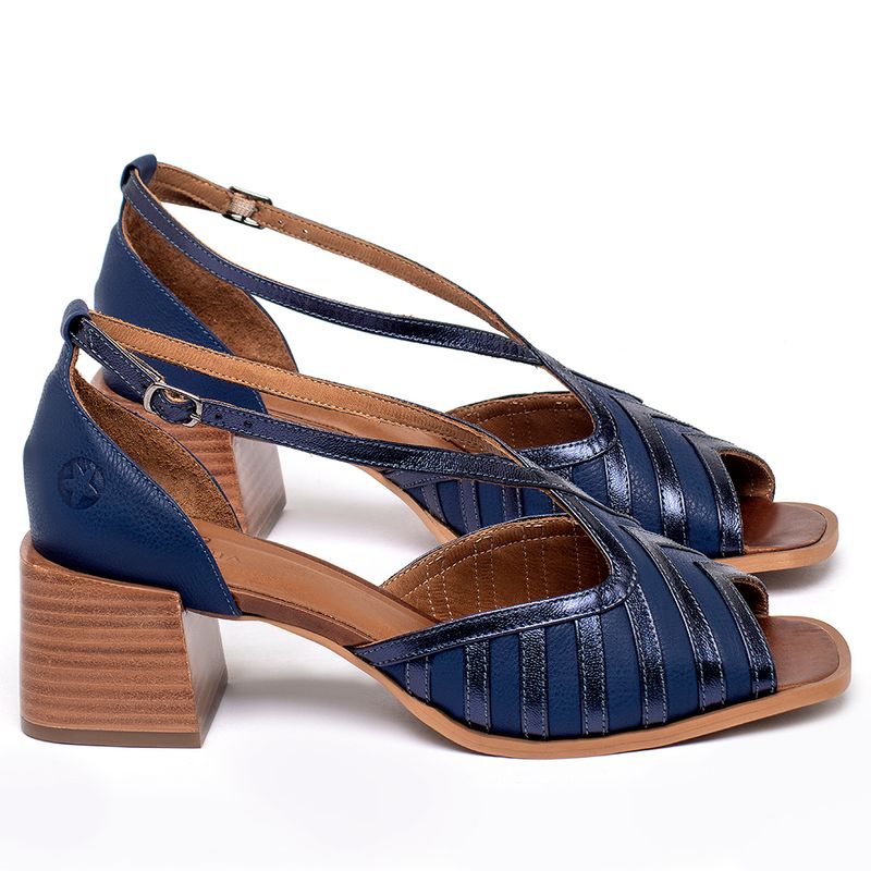 Laranja_Lima_Shoes_Sapatos_Femininos___Sandalia___Laranja_Lima_Shoes_Classic_Salto_de_5_cm_em_Couro_Azul_-_Codigo_-_3998_1