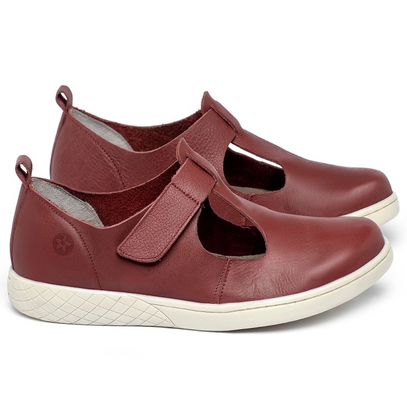 Laranja_Lima_Shoes_Sapatos_Femininos___Tenis___Cano_Baixo_em_Couro_Vermelho_-_Codigo_-_148085_1