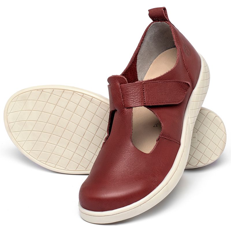 Laranja_Lima_Shoes_Sapatos_Femininos___Tenis___Cano_Baixo_em_Couro_Vermelho_-_Codigo_-_148085_2