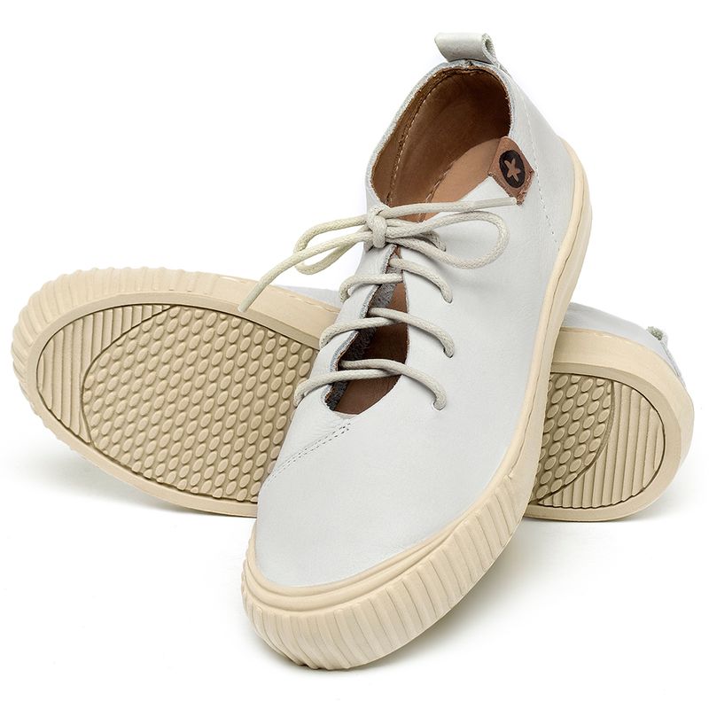 Laranja_Lima_Shoes_Sapatos_Femininos___Tenis___Cano_Baixo_em_Couro_Off-White_-_Codigo_-_153067_2