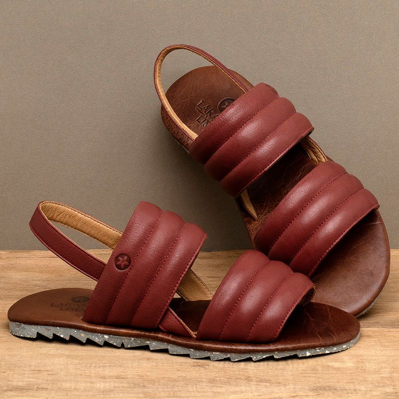 Laranja_Lima_Shoes_Sapatos_Femininos___Sandalia_Rasteira___Flat_em_Couro_Vermelho_-_Codigo_-_155027_3