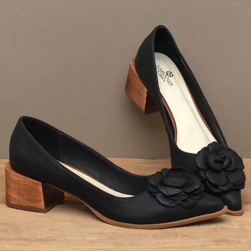 Laranja_Lima_Shoes_Sapatos_Femininos___Scarpin___Bico_Fino_Salto_de_5_cm_em_Couro_Preto_-_Codigo_-_9624_3