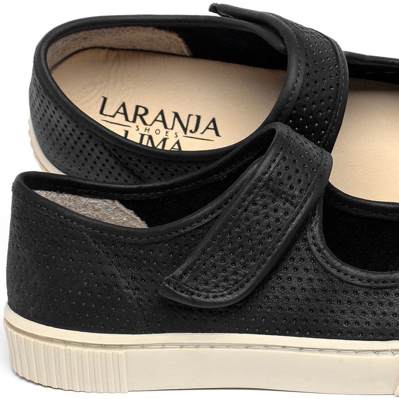 Laranja_Lima_Shoes_Sapatos_Femininos___Tenis___Cano_Baixo_em_Couro_Preto_-_Codigo_-_148077_5