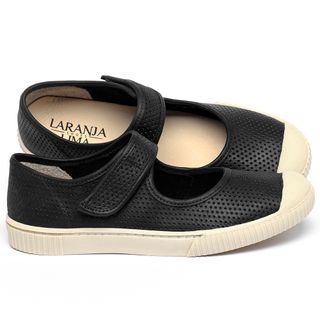 Tênis   Cano Baixo em Couro Preto - Codigo - 148077