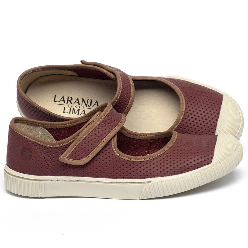 Laranja_Lima_Shoes_Sapatos_Femininos___Tenis___Cano_Baixo_em_Couro_Vermelho_-_Codigo_-_148077_1