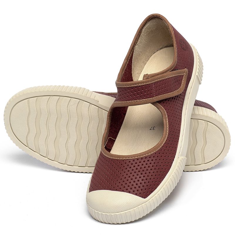 Laranja_Lima_Shoes_Sapatos_Femininos___Tenis___Cano_Baixo_em_Couro_Vermelho_-_Codigo_-_148077_2