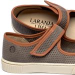 Laranja_Lima_Shoes_Sapatos_Femininos___Tenis___Cano_Baixo_em_Couro_Cinza_-_Codigo_-_148077_5