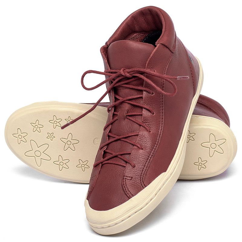 Laranja_Lima_Shoes_Sapatos_Femininos___Tenis___Cano_Alto_em_Couro_Vermelho_-_Codigo_-_141381_2