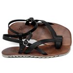 Laranja_Lima_Shoes_Sapatos_Femininos___Sandalia_Rasteira___Flat_em_Couro_Preto_-_Codigo_-_155022_1