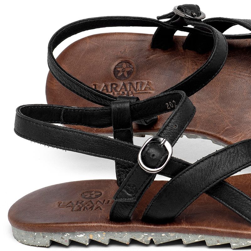 Laranja_Lima_Shoes_Sapatos_Femininos___Sandalia_Rasteira___Flat_em_Couro_Preto_-_Codigo_-_155022_5