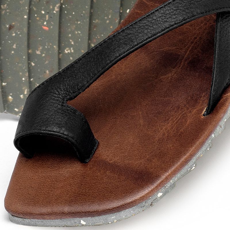 Laranja_Lima_Shoes_Sapatos_Femininos___Sandalia_Rasteira___Flat_em_Couro_Preto_-_Codigo_-_155022_6