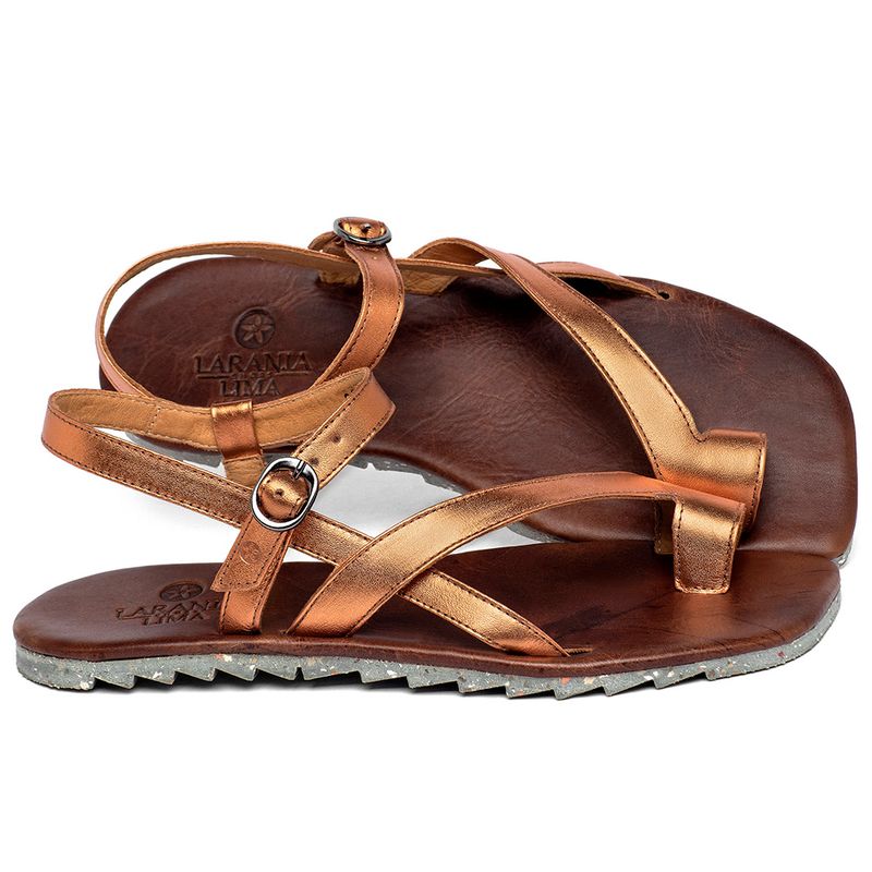 Laranja_Lima_Shoes_Sapatos_Femininos___Sandalia_Rasteira___Flat_em_Couro_Metalizado_-_Codigo_-_155022_1