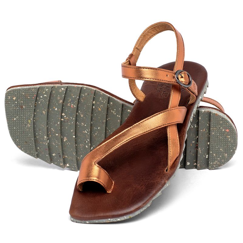 Laranja_Lima_Shoes_Sapatos_Femininos___Sandalia_Rasteira___Flat_em_Couro_Metalizado_-_Codigo_-_155022_2