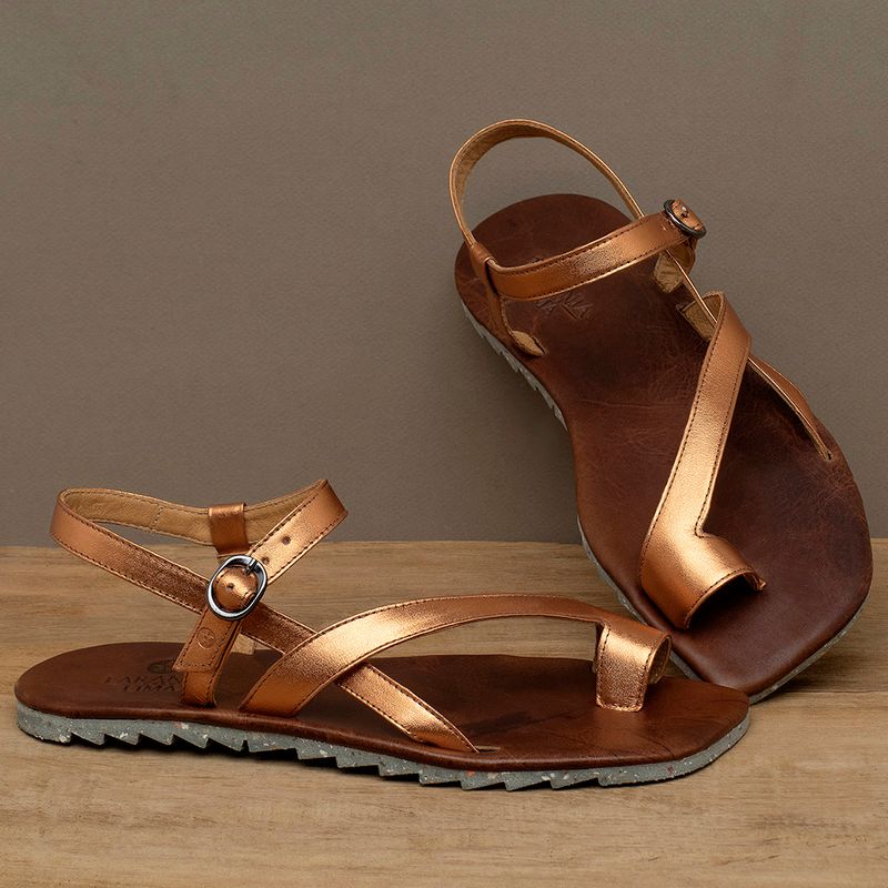 Laranja_Lima_Shoes_Sapatos_Femininos___Sandalia_Rasteira___Flat_em_Couro_Metalizado_-_Codigo_-_155022_3