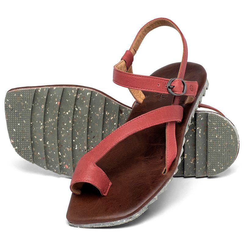 Laranja_Lima_Shoes_Sapatos_Femininos___Sandalia_Rasteira___Flat_em_Couro_Vermelho_-_Codigo_-_155022_2