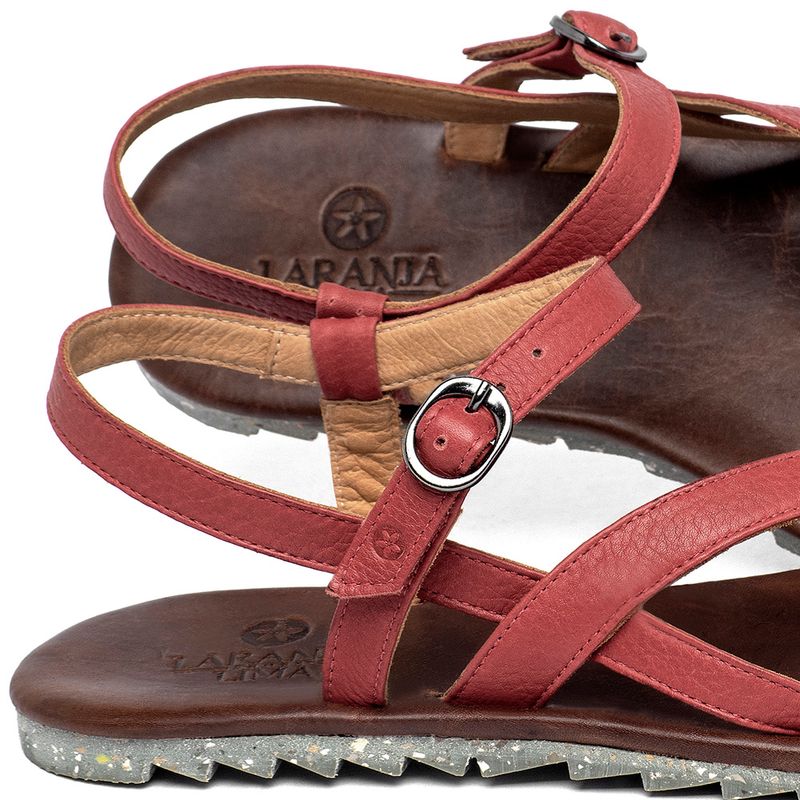 Laranja_Lima_Shoes_Sapatos_Femininos___Sandalia_Rasteira___Flat_em_Couro_Vermelho_-_Codigo_-_155022_5