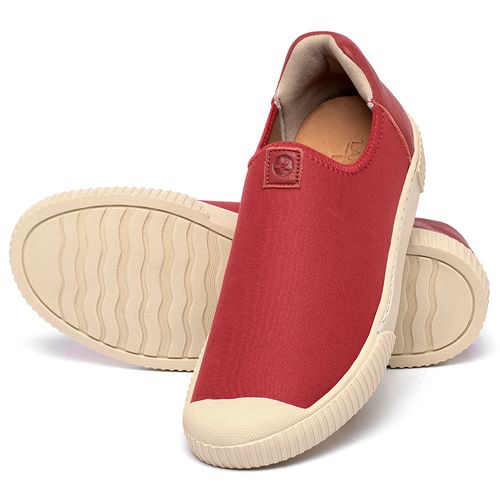 Tênis   Cano Baixo em Neoprene Vermelho - Codigo - 158001