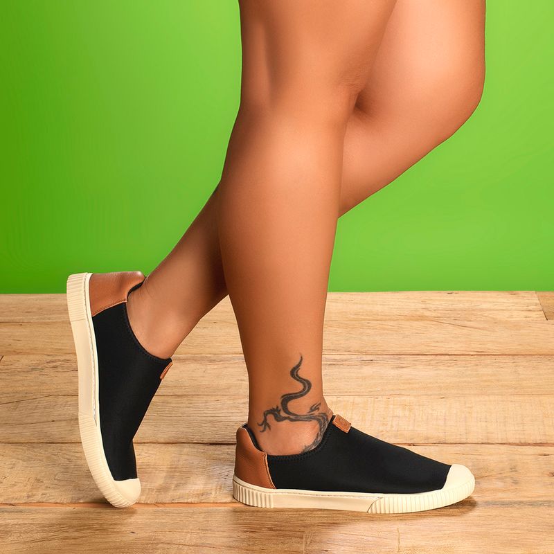 Laranja_Lima_Shoes_Sapatos_Femininos___Tenis___Cano_Baixo_em_Neoprene_Bicolor_-_Codigo_-_158001_8