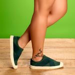 Laranja_Lima_Shoes_Sapatos_Femininos___Tenis___Cano_Baixo_em_Couro_Verde_-_Codigo_-_158002_8