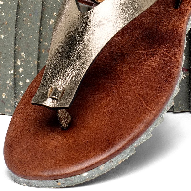 Laranja_Lima_Shoes_Sapatos_Femininos___Sandalia_Rasteira___Flat_Metalizado_-_Codigo_-_155021_5