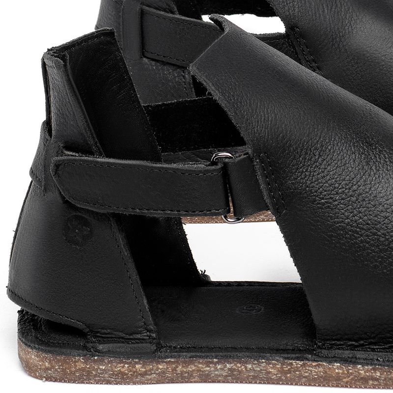 Laranja_Lima_Shoes_Sapatos_Femininos___Sandalia_Rasteira___Flat_em_Couro_Preto_-_Codigo_-_156024_5