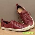 Laranja_Lima_Shoes_Sapatos_Masculinos___Tenis_Masculino___Cano_Baixo_em_Couro_Vermelho_-_Codigo_-_141142_3