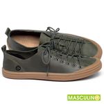 Laranja_Lima_Shoes_Sapatos_Masculinos___Tenis_Masculino___Cano_Baixo_em_Couro_Verde_-_Codigo_-_141142_1