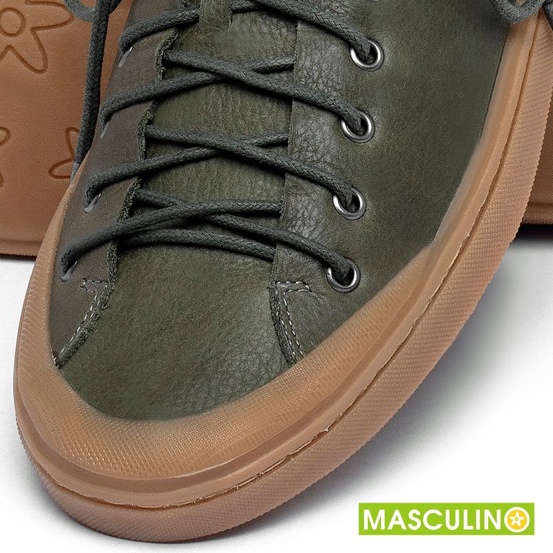 Laranja_Lima_Shoes_Sapatos_Masculinos___Tenis_Masculino___Cano_Baixo_em_Couro_Verde_-_Codigo_-_141142_6