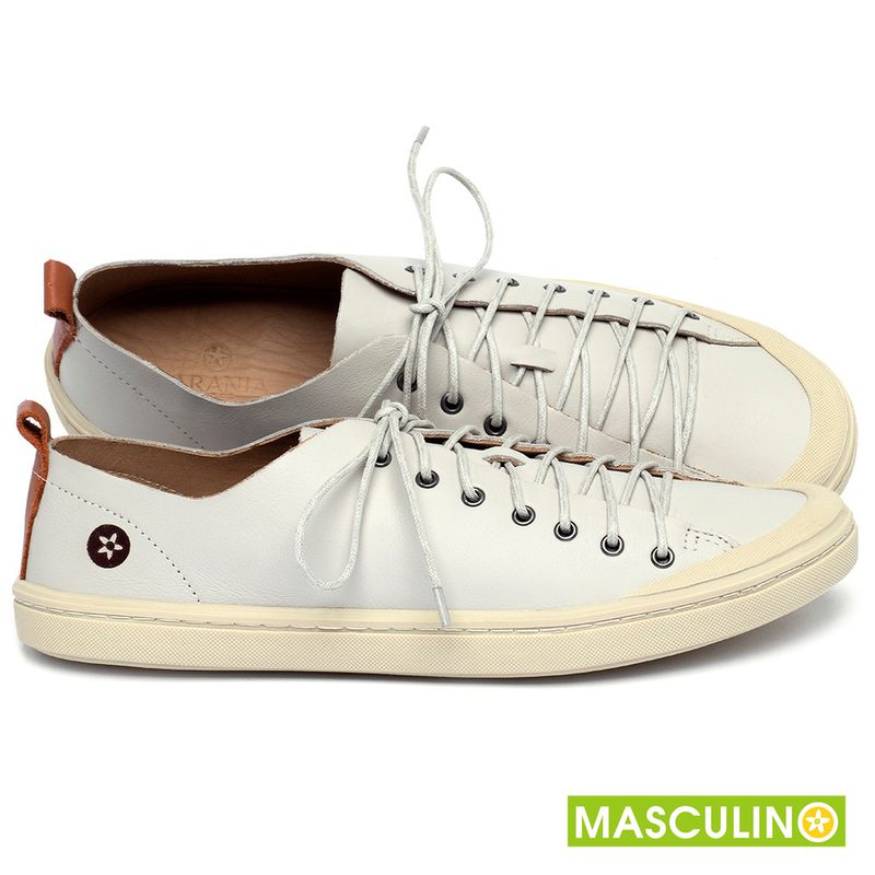 Laranja_Lima_Shoes_Sapatos_Masculinos___Tenis_Masculino___Cano_Baixo_em_Couro_Branco_-_Codigo_-_141142_1