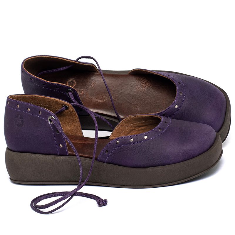 Laranja_Lima_Shoes_Sapatos_Femininos___Sandalia___Boho_Salto_de_4_cm_em_Couro_Roxo_-_Codigo_-_3974_1
