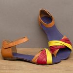 Laranja_Lima_Shoes_Sapatos_Femininos___Sandalia_Rasteira___Flat_em_Couro_Colorido_-_Codigo_-_148028_3