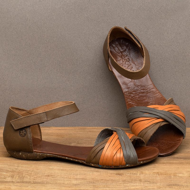 Laranja_Lima_Shoes_Sapatos_Femininos___Sandalia_Rasteira___Flat_em_Couro_Colorido_-_Codigo_-_148028_3