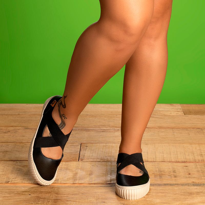 Laranja_Lima_Shoes_Sapatos_Femininos___Tenis___Cano_Baixo_em_Couro_Preto_-_Codigo_-_153070_7