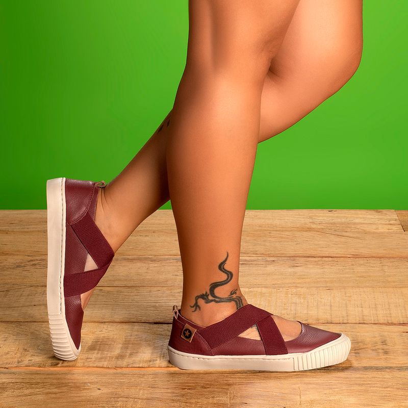 Laranja_Lima_Shoes_Sapatos_Femininos___Tenis___Cano_Baixo_em_Couro_Vermelho_-_Codigo_-_153070_8