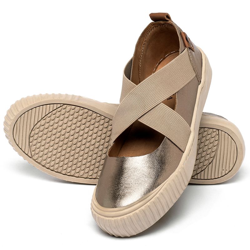Laranja_Lima_Shoes_Sapatos_Femininos___Tenis___Cano_Baixo_em_Couro_Metalizado_-_Codigo_-_153070_2