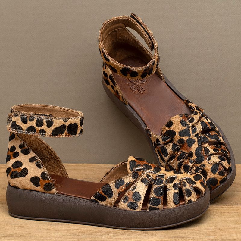 Laranja_Lima_Shoes_Sapatos_Femininos___Sandalia___Boho_Salto_de_4_cm_em_Couro_Onca_-_Codigo_-_3982_3