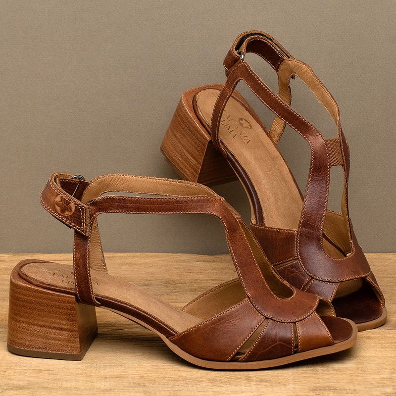 Laranja_Lima_Shoes_Sapatos_Femininos___Sandalia___Laranja_Lima_Shoes_Classic_Salto_de_6_cm_em_Couro_Marrom_-_Codigo_-_3799_3