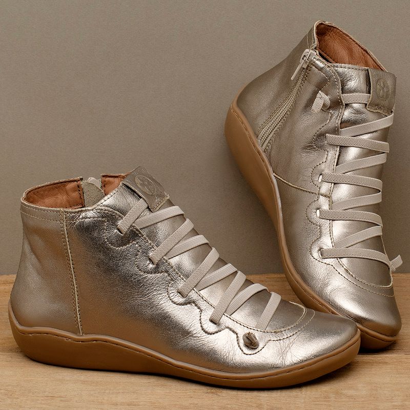 Laranja_Lima_Shoes_Sapatos_Femininos___Tenis___Cano_Alto_em_Couro_Metalizado_-_Codigo_-_139028_3