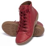 Laranja_Lima_Shoes_Sapatos_Femininos___Tenis___Cano_Alto_em_Couro_Vermelho_-_Codigo_-_139082_2