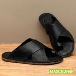 Laranja_Lima_Shoes_Sapatos_Masculinos___Rasteira_em_Couro_Preto_-_Codigo_-_156058_3