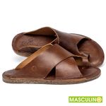 Laranja_Lima_Shoes_Sapatos_Masculinos___Rasteira_em_Couro_Marrom_-_Codigo_-_156058_1