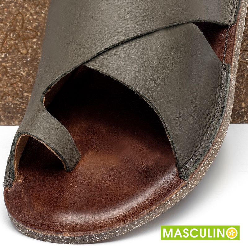 Laranja_Lima_Shoes_Sapatos_Masculinos___Rasteira_em_Couro_Musgo_-_Codigo_-_156058_6