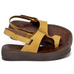 Laranja_Lima_Shoes_Sapatos_Femininos___Sandalia___Boho_Salto_de_4_cm_em_Couro_Amarelo_-_Codigo_-_3920_1