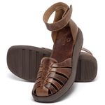 Laranja_Lima_Shoes_Sapatos_Femininos___Sandalia___Boho_Salto_de_4_cm_em_Couro_Marrom_-_Codigo_-_3983_2