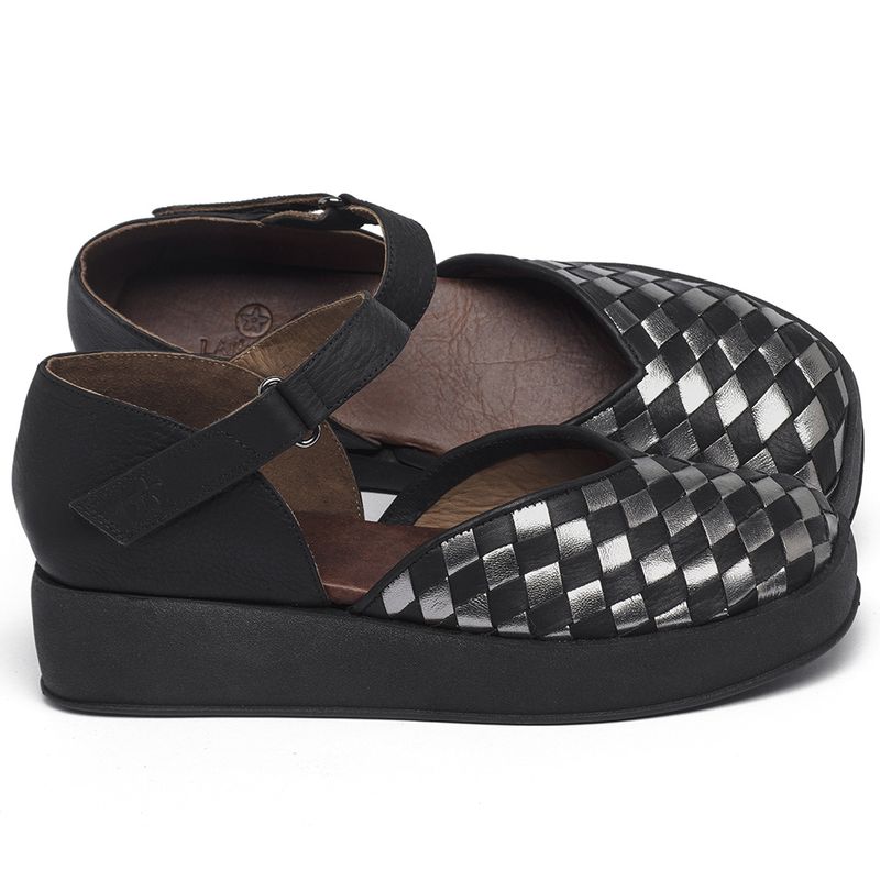 Laranja_Lima_Shoes_Sapatos_Femininos___Sandalia___Boho_Salto_de_4_cm_em_Couro_Preto_-_Codigo_-_3985_1