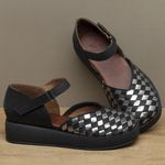 Laranja_Lima_Shoes_Sapatos_Femininos___Sandalia___Boho_Salto_de_4_cm_em_Couro_Preto_-_Codigo_-_3985_3