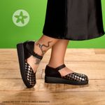Laranja_Lima_Shoes_Sapatos_Femininos___Sandalia___Boho_Salto_de_4_cm_em_Couro_Preto_-_Codigo_-_3985_7