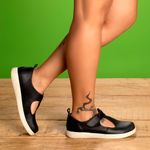 Laranja_Lima_Shoes_Sapatos_Femininos___Tenis___Cano_Baixo_em_Couro_Preto_-_Codigo_-_148085_8