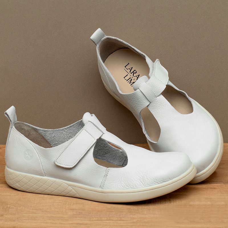 Laranja_Lima_Shoes_Sapatos_Femininos___Tenis___Cano_Baixo_em_Couro_Off-White_-_Codigo_-_148085_3