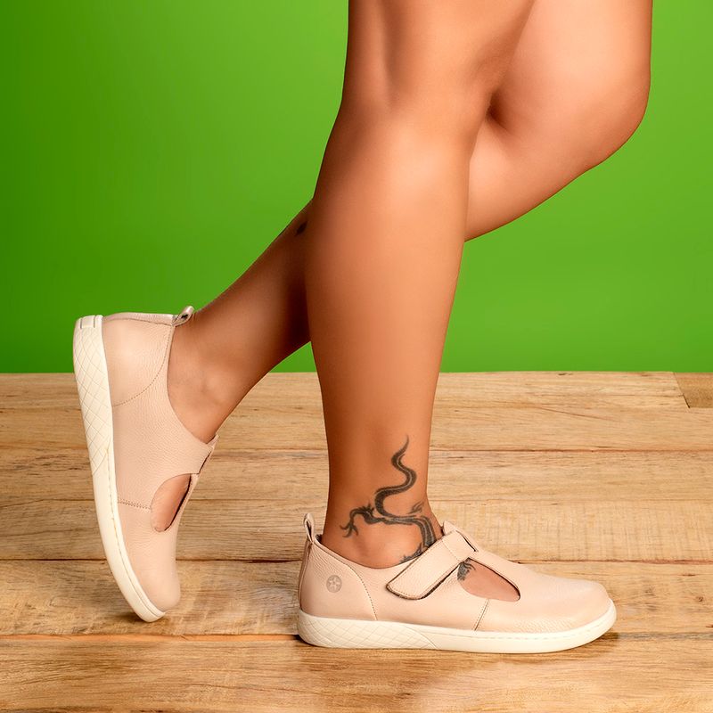 Laranja_Lima_Shoes_Sapatos_Femininos___Tenis___Cano_Baixo_em_Couro_Nude_-_Codigo_-_148085_8